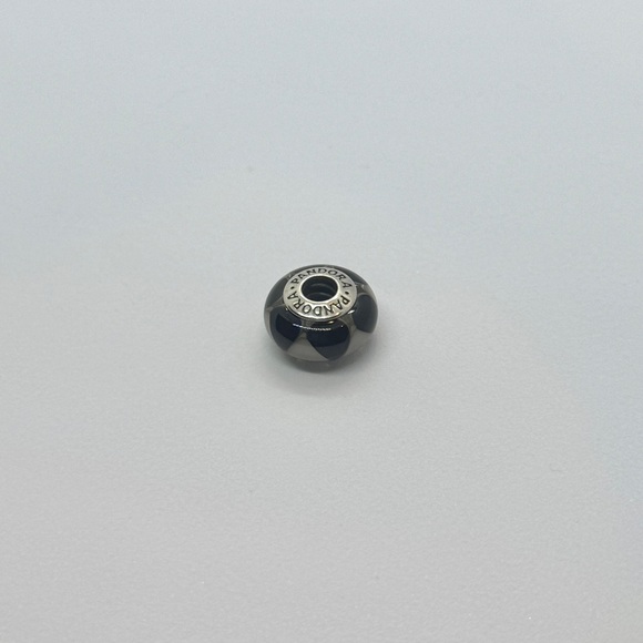 Retired Pandora Captivating Black Murano Charm - Picture 2 of 5